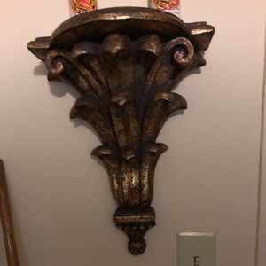 Gold Wall Shelf